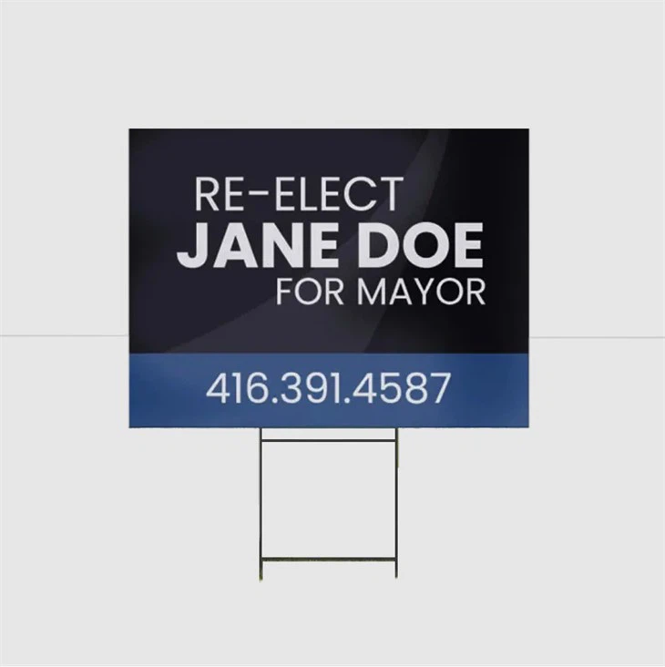 Polypropylene Corflute Sign