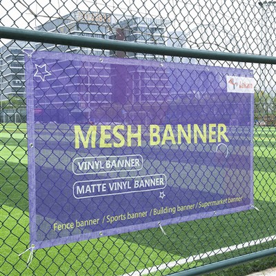 Trykt mesh banner